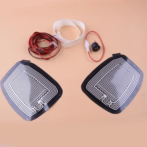Universal 2x Quick Warm 12V Car Side Mirror Glass Heater Heated Defogger Pad Mat - Bild 1 von 6