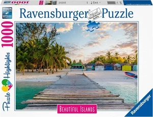 Ravensburger Beautiful Island Caribbean Paradise 1000 Piece Jigsaw Puzzle - Picture 1 of 3
