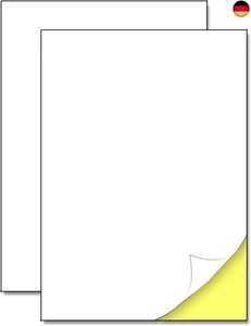 50 Blatt, Etiketten Selbstklebend Bedruckbar, Sticker Papier zum Bedrucken - Bild 1 von 6