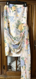 Mini Vestido Hello Molly Sin Tirantes Faja Para Mujer Talla Pequeña 4 Floral Universitario Nuevo Con Etiquetas - Imagen 1 de 23