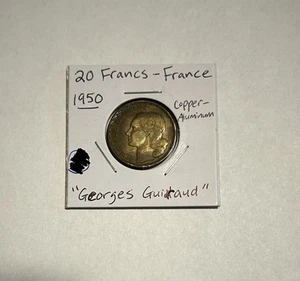 20 Francs 1950 French Coin Fourth Republic France Coin Currency - Circulated - Picture 1 of 3