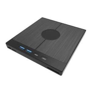 USB Type C DVD Writer Drive, External Optical Disk for Laptop, Fast Data Backup - Bild 1 von 8