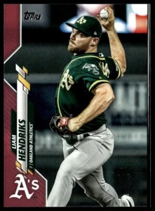 Topps 194 2020 Liam Hendriks Oakland Athletics Día de la Madre Rosa 50/50 - Imagen 1 de 2