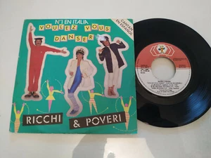 Ricchi e Poveri Voulez Vous Danser en Español 1984 - Single LP Vinilo 7" VG/VG - Imagen 1 de 4