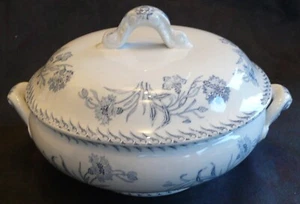 Suppenkanne Gemüse Lunéville Modell Lutèce - Ref 1486 - Vintage Porzellan - Bild 1 von 9