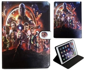 For iPad Pro 9.7 - iPad 9.7 - iPad Air 1-2 Avengers Marvel End Game Case Cover - Picture 1 of 3