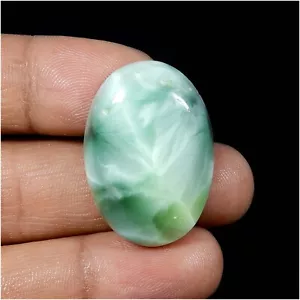 Sky Blue Larimar Pattern Hemimorphite Cabochon Oval Loose Gemstone 36 Cts HM-25 - Picture 1 of 7