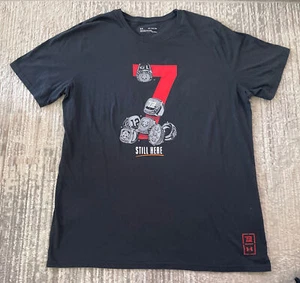 Tom Brady Still Here 7 Rings Under Armour Black Shirt Mens 2XL - Picture 1 of 5