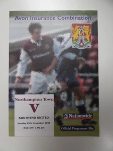 NORTHAMPTON TOWN v SOUTHEND U | 1999/2000 | RESERVEN | 29 NOV 1999 | UK PORTOFREI - Bild 1 von 2