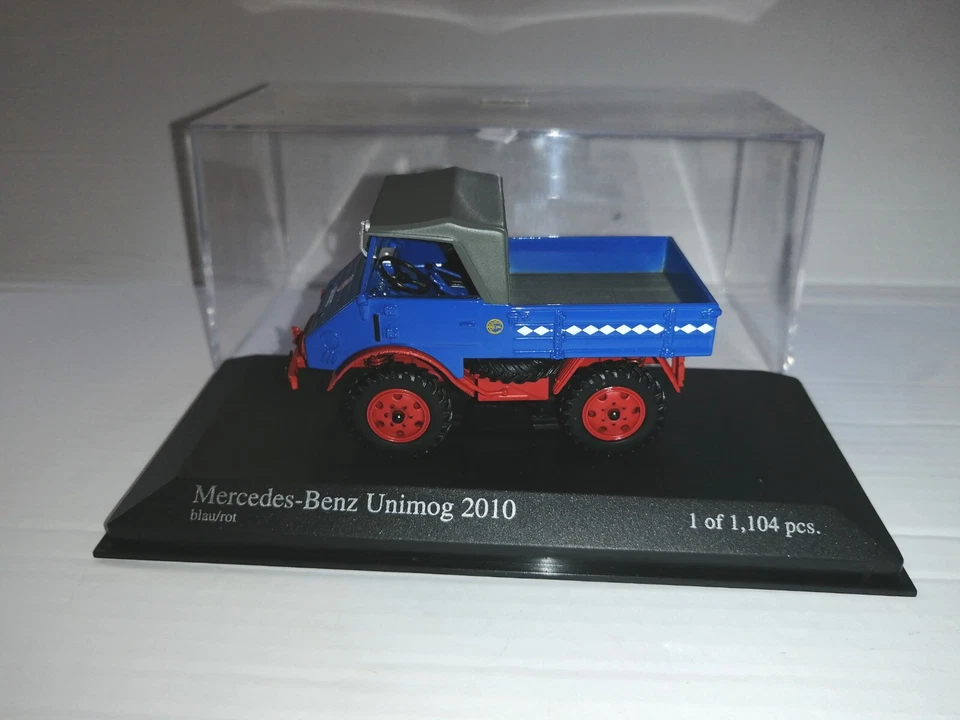 MERCEDES BENZ UNIMOG 2010 MINICHAMPS SCALA 1/43 - Immagine 1 di 3