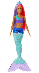 Barbie Dreamtopia Rainbow Mermaid Doll Arqua Purple Pink Hair Princess GJK09 - Picture 1 of 6