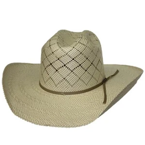 Sombrero de Vaquero LS Lone Star Estilo Occidental Americano Hombre y Mujer Jinete Beige - Imagen 1 de 21
