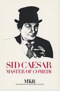 Sid Caesar Promo Postcard 1995 Museum of Television & Radio never used 4" x 6" - Picture 1 of 2