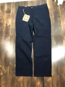 steve and barry's mens navy pants classic chinos sz 38x 34 NWT K3 - Picture 1 of 10