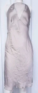 Victoria's Secret Silk Nightgown Negligee Size Small Gray Lace Sleeveless - Picture 1 of 7