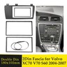 2 Din Fascia DVD CD Player Panel Frame for Volvo XC70 V70 S60 2004-2007 Stereo