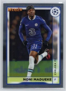 2022-23 Merlin Chrome UEFA Club Competitions #40 Noni Madueke Chelsea FC - Picture 1 of 2