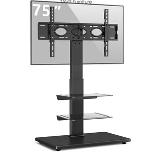 TAVR Swivel Floor TV Stand with Height Adjustable Mount Fit for 32-75 inch - Picture 1 of 8