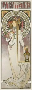 Alphonse Mucha La Trappistine - 1897 edición abierta 24x64 - Imagen 1 de 1