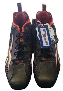 Reebok Hardlink Baseball Cleats – Authentic Collection –Size 12 Black/Red/Silver - Picture 1 of 5