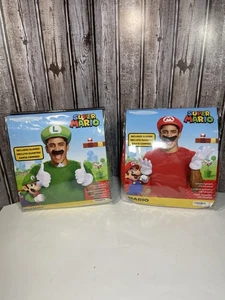 Kit de accesorios de disfraz de Super Mario y Luigi bigote, guantes, paquete de sombrero - ¡LEER! - Imagen 1 de 14