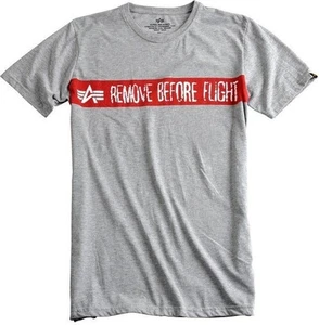 Alpha Industries RBF T-Shirt Grey - Picture 1 of 2