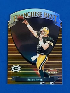 1999 Bowman’s Best Brett Favre Franchise Best Die-cut Refractor Insert Card #FB5 - Picture 1 of 2