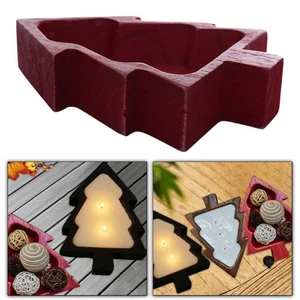 Christmas Tree Serving Tray Serving Platter for Candies Appetizer Cookies - Picture 1 of 37