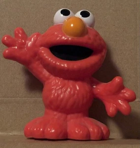 ELMO Hasbro Sesame Street Workshop Plastic Action Figure Cake Topper 2013 - Picture 1 of 6
