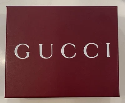 Gucci Wallet Box (Empty) Burgundy 5.5” X 4.5” - Image 1 of 4