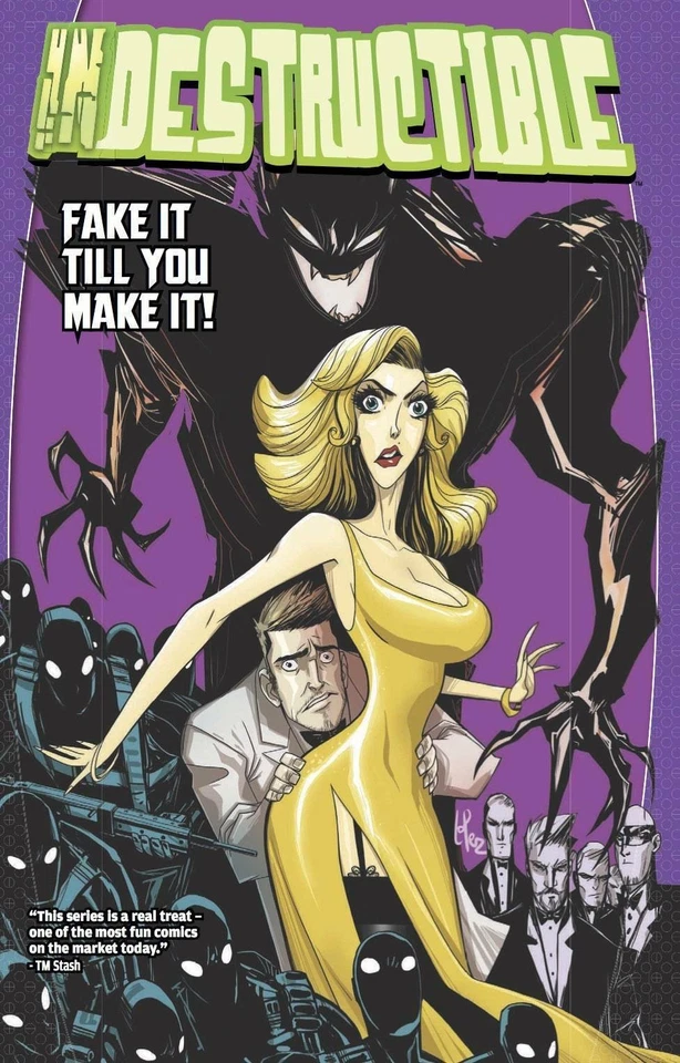 Indestructible (Darby Pop) TPB #2 FN; IDW | Fake It Till You Make It - w/Bag+Boa - Image 1 of 1