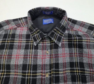 Vintage Pendleton Wollhemd Herren XL Lodge Tartan kariert Tasche begrenzte Nutzung - Bild 1 von 9