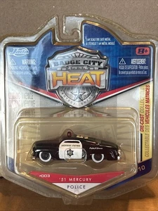 Neu 2010 Jada Abzeichen City Hitzewelle 1, 51 Mercury Polizeiauto, #003 - Bild 1 von 3