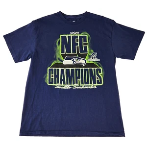 Seattle Seahawks T Shirt Mens Size Large 2013 NFC Conference Champions NFL Tee - Picture 1 of 6