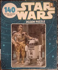 Vintage Star Wars 1977 Kenner 140 Piece Puzzle R2D2 C3PO - 40100 - Picture 1 of 6