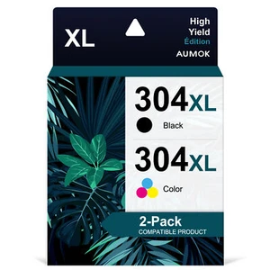 Set 304XL Patronen für HP 304XL DeskJet 2620 2630 3720 3730 3750 Envy5010 5030 - Bild 1 von 8