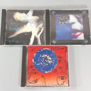 The Cure CD Lot of 3 Head on Door WISH Paris 80's 90s Post-punk Gloom-rock Band