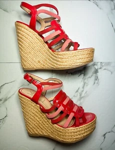 Yves Saint Laurent YSL Ladies Vintage Wedge Agadir 90 Womens EU 37 US 6 RRP $929 - Picture 1 of 8