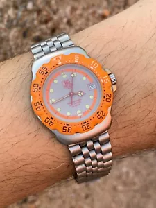 Orologio Unisex Vintage anni '80 Tag Heuer Formula 1 WA1213 da Uomo 35 mm - Foto 1 di 21