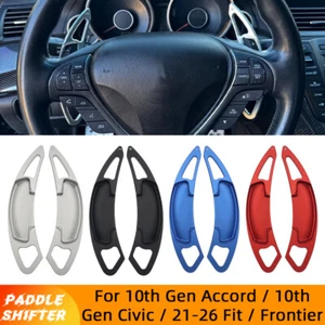 Aluminum Alloy Steering Wheel Paddle Shifter Extension for Honda Accord Civic - Imagen 1 de 15