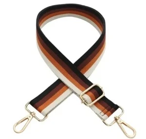 Cinghia stile chitarra clip-on tracolla regolabile tracolla larga per borsa borsetta 53" - Foto 1 di 6