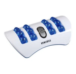 Homedics Dual Rolling Vibrating Foot Massage FMV-200 Battery Operated Blue - Picture 1 of 3