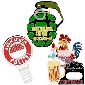 Flaschenöffner lustig ZAPFHAHN, Bier Geschenke für Männer, Bieröffner lustig - Bild 1 von 6