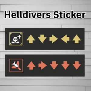 Helldivers 2 Stratagem Vinyl Decal (Sticker, Car laptop window tumbler water bot - Picture 1 of 5