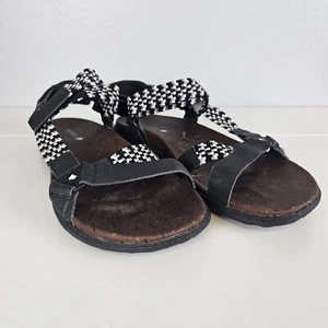 Merrell Womens Woven Sandals Black White Size 11 Casual Outdoors Hiking Camping - Picture 1 of 8