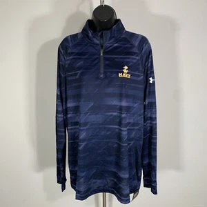 Under Armour NWT Women’s Navy Midshipmen USNA 1/4 Zip Heat Gear Jacket Size M - Picture 1 of 12