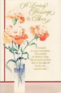 Large Vintage MOTHER'S DAY Card FOR MOM, Loving Message - American Greetings '92 - Picture 1 of 7