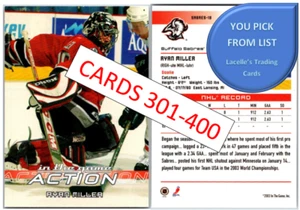 2003-04 In The Game Action ITG Hockey Base Cards (301-400) - U-Pick From List - Photo 1 sur 79