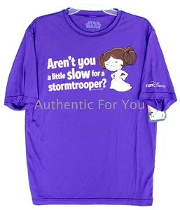 NEW Run Disney Marathon Star Wars Purple Princess Leia Women's Shirt S-2XL - Picture 1 of 1