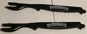 Pappadeaux Seafood Kitchen Crab Shellers Black Plastic Tools - The Sea Shelle x2 - Picture 1 of 3